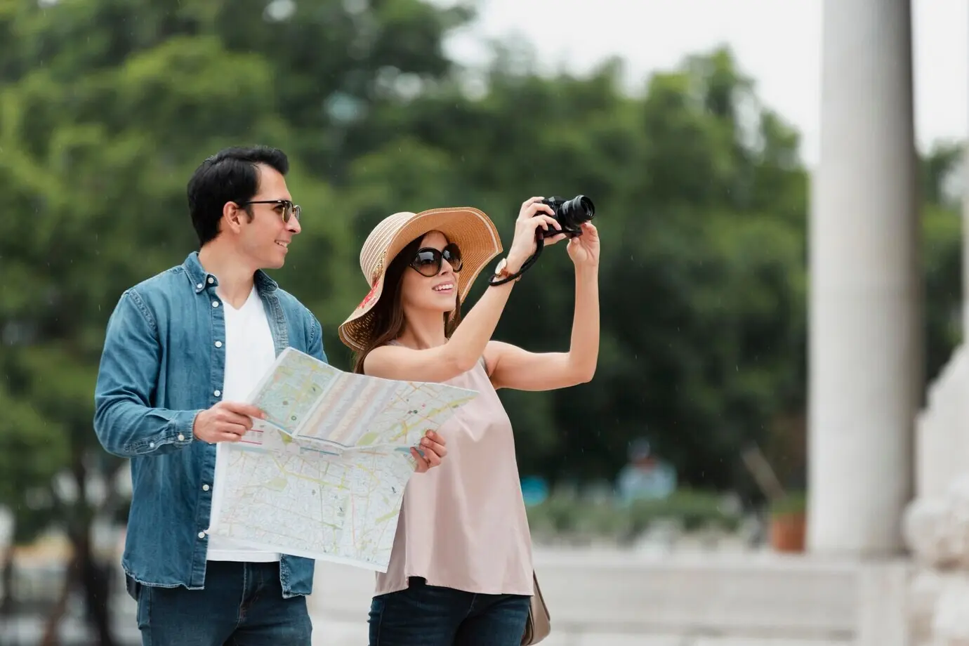 사랑하는 사람들과 함께 장소들을 발견하는 여행